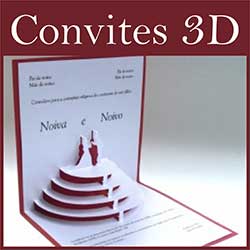 Convites Casamento 3D